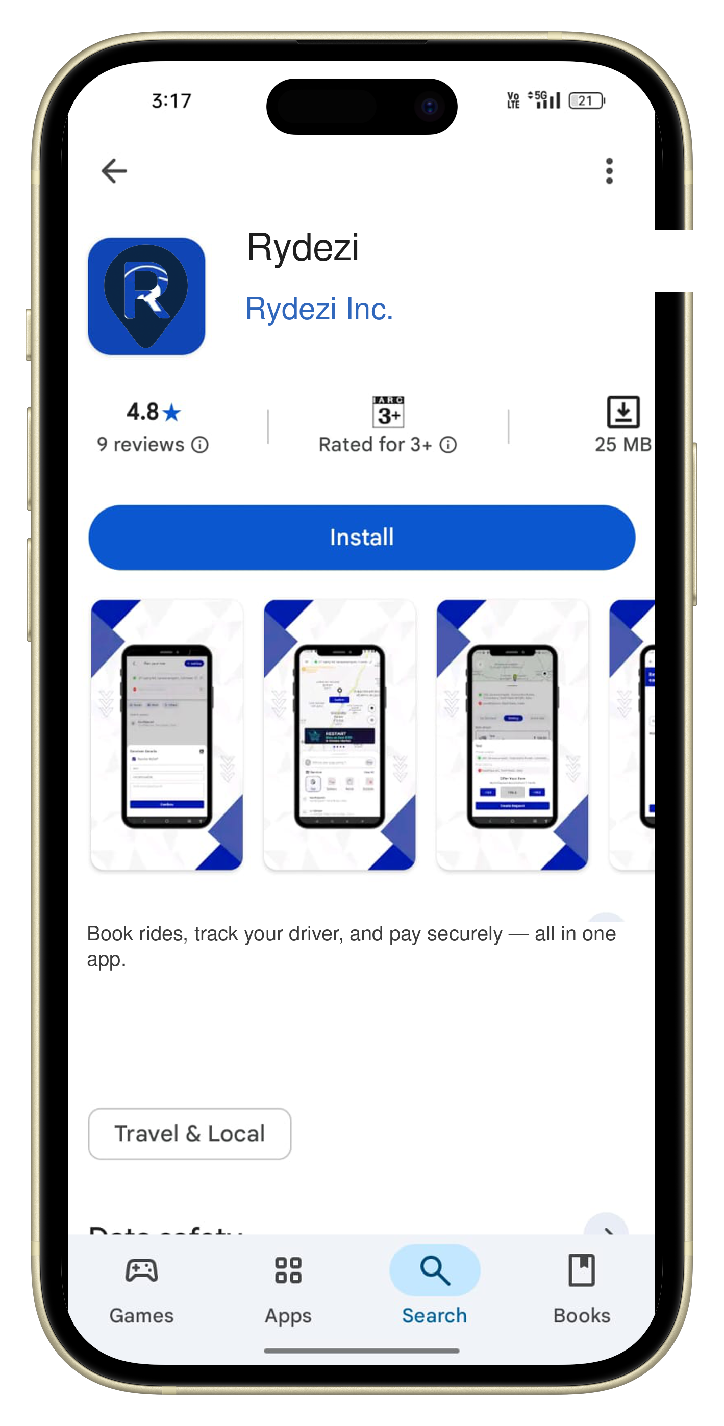 Rydezi App